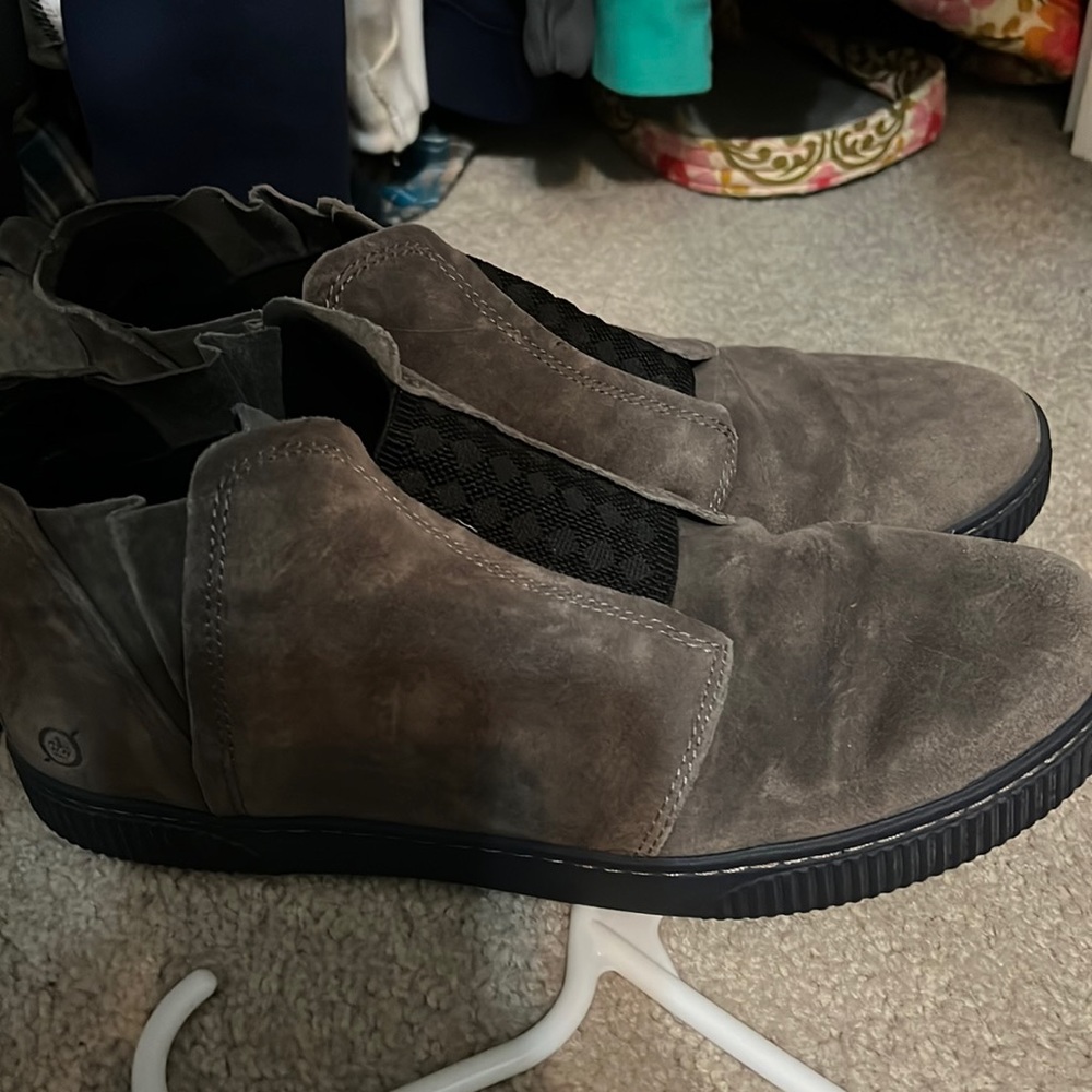 Brown/Grey Boots